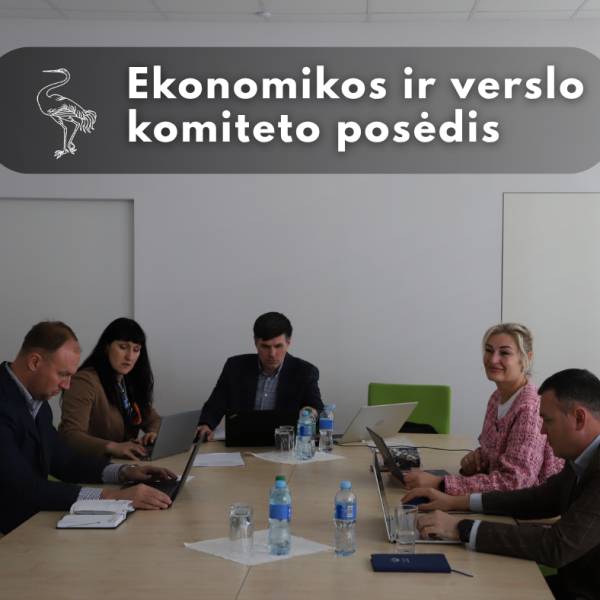 Ekonomikos ir verslo komiteto posėdis