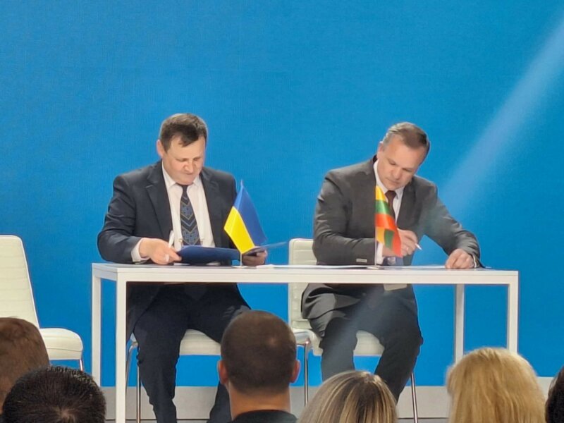 Visagino savivaldybės vadovai viešėjo Ukrainoje