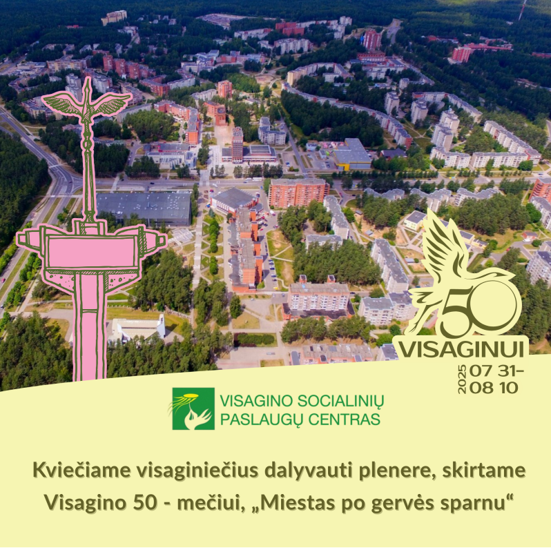 Kviečiame visaginiečius dalyvauti plenere, skirtame Visagino 50- mečiui
