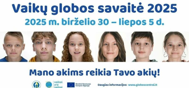 Šilumos kupina Vaikų globos savaitė Visagine: žvilgsnis į kiekvieną vaiką