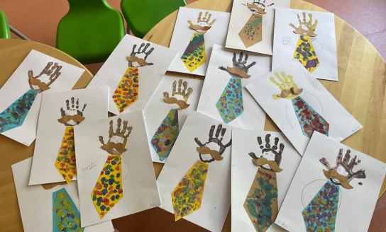 Įvyko jauki ir šilta vaikų, tėvų bei pedagogų kūrybinių darbų virtuali paroda „Tėčio kaklaraištis“