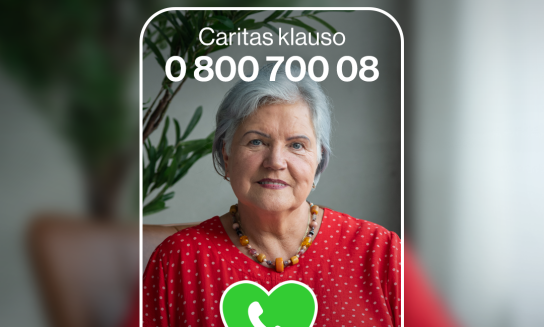 Startuoja „Caritas klauso“ – emocinės pagalbos linija vyresniems