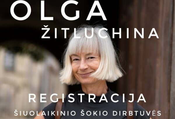 Šiuolaikinio šokio dirbtuvės su garsia Latvijos choreografe Olga Žitluchina