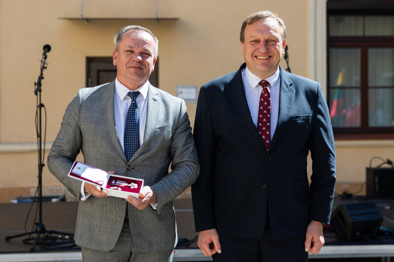 Merui įteiktas Vidaus reikalų ministerijos  atminimo ženklas – II laipsnio žvaigždė