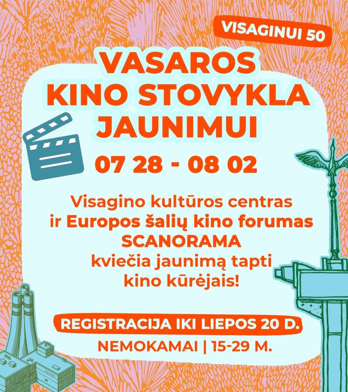 Tavo vasaros nuotykis su kamera – kartu su Europos kino festivaliu „Scanorama“!