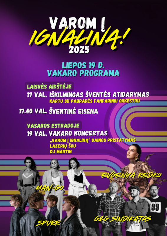 Ignalinos miesto šventė - Varom į Ignaliną!