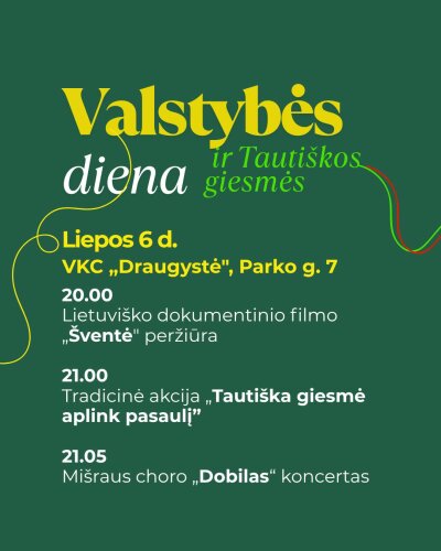 Paveikslelis, susijęs su Liepos 6 d. Visagine | Balsais sujunkim horizontus