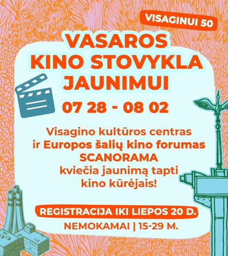 Paveikslelis, susijęs su Tavo vasaros nuotykis su kamera – kartu su Europos kino festivaliu „Scanorama“!