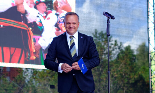 Mero padėka visiems, kūrusiems ir šventusiems Visagino 50-metį