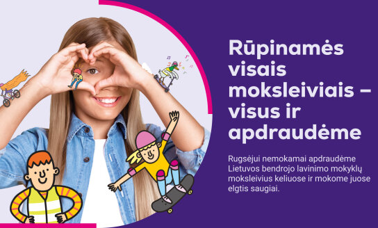 „Lietuvos draudimo“ akcija „Apsaugok mane“: rugsėjį Visagino savivaldybėje vėl bus apdrausti visi...