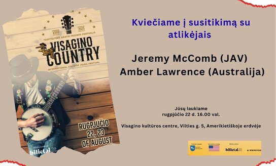 Tarptautinis „Visagino Country 2025” muzikos festivalis jau čia pat!