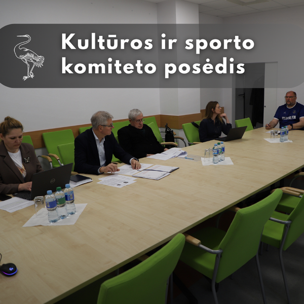 KULTŪROS IR SPORTO komiteto posėdis