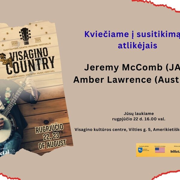 Tarptautinis „Visagino Country 2025” muzikos festivalis jau čia pat!