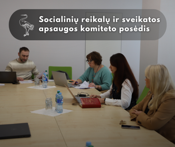 Paveikslelis, susijęs su SOCIALINIŲ REIKALŲ IR SVEIKATOS APSAUGOS komiteto posėdis