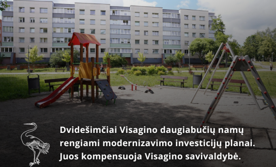 Dvidešimčiai Visagino daugiabučių namų rengiami modernizavimo investicijų planai
