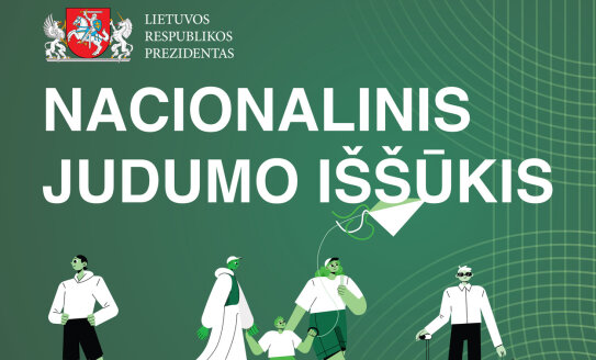 Nacionalinis judumo iššūkis - prasidėjo!