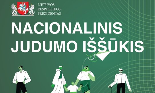 LR Prezidento inicijuotas Nacionalinis judumo iššūkis – sugrįžta!