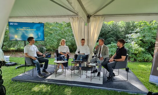 Meras Erlandas Galaguz dalyvavo diskusijų festivalyje „BŪTENT!“