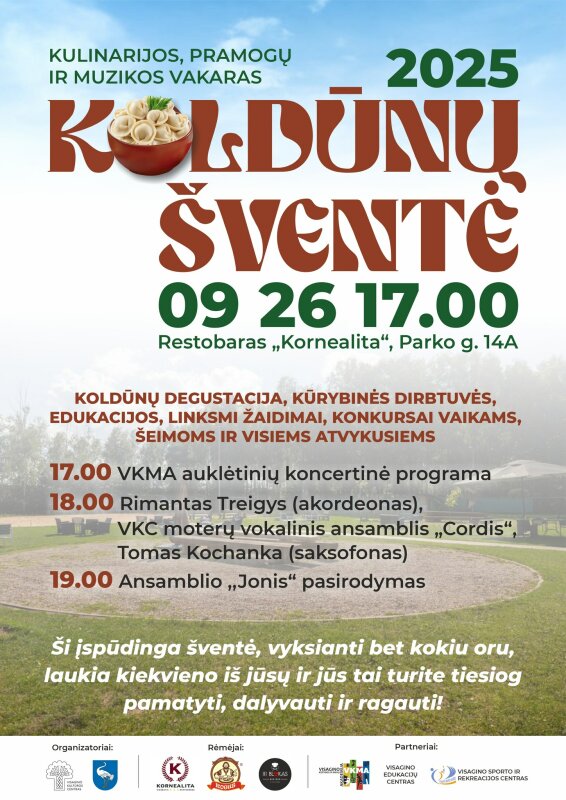 KOLDŪNŲ ŠVENTĖ 2025 | KULINARIJOS, PRAMOGŲ IR MUZIKOS VAKARAS