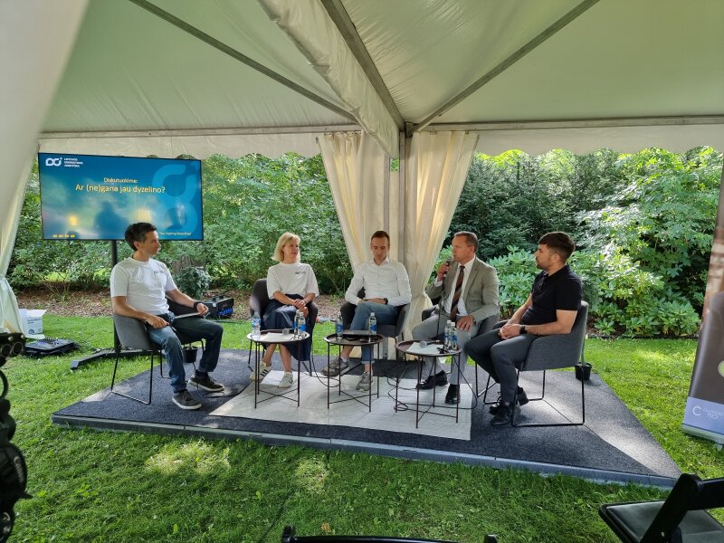 Meras Erlandas Galaguz dalyvavo diskusijų festivalyje „BŪTENT!“
