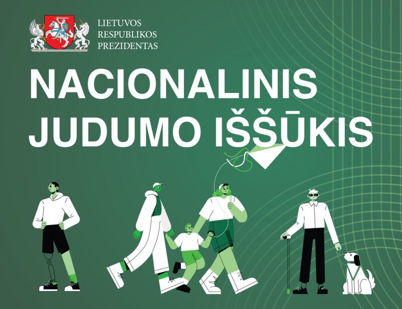 LR Prezidento inicijuotas Nacionalinis judumo iššūkis – sugrįžta!