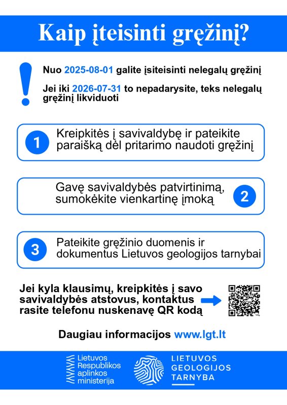 Gyventojai vėl gali įteisinti nelegalius gręžinius, nes pratęstas terminas juos užregistruoti