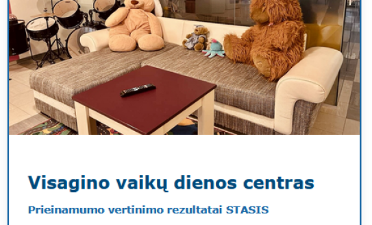 STASIS 2025: prieinamiausių statinių apdovanojimai | Balsuok | Visagino vaikų dienos centras
