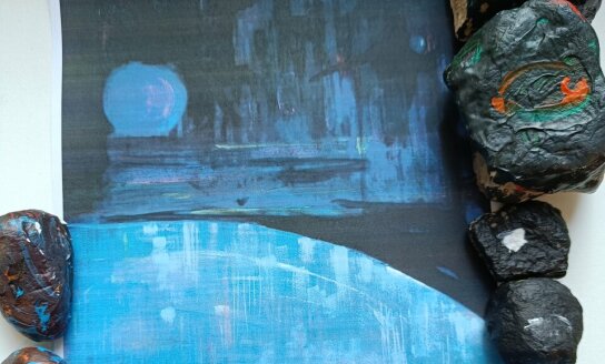 Vaikų kūrybiškumo sparnai projekte „Akmenukų simfonija Čiurlioniui“