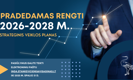 Teikite pasiūlymus: pradedamas rengti 2026-2028 m. strateginis veiklos planas 