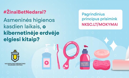 NKSC blokuoja kenkėjiškas svetaines, bet gyventojams vis dar trūksta kibernetinės higienos