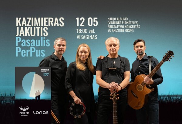 Kazimieras Jakutis su akustine grupe | Visaginas | Pasaulis PerPlus