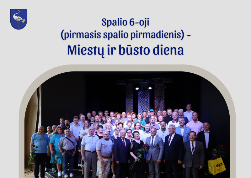Spalio 6-oji (pirmasis spalio pirmadienis) - Miestų ir būsto diena