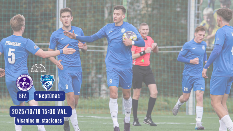 Spalio 18 d. į Visaginą vėl grįžta I lygos kovos!