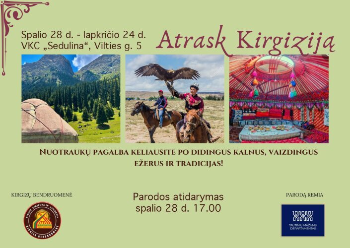 Paveikslelis, susijęs su Fotografijų paroda apie Kirgiziją - atidarymas spalio 28 d. 17.00 val.