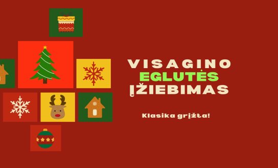 Visagino eglutės įžiebimo šventė 2025