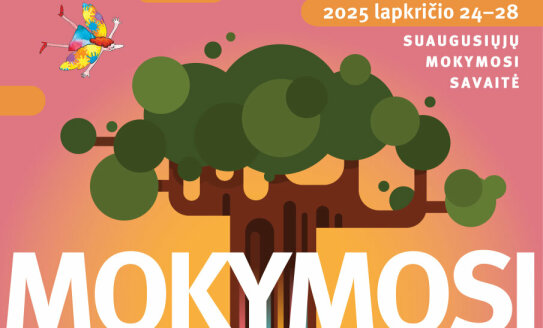 2025 metų suaugusiųjų mokymosi savaitė „Mokymosi sodai“