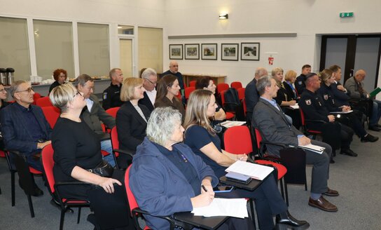 Visagino savivaldybės administracijos atstovai dalyvavo civilinės saugos stalo pratybose Ignalinoje