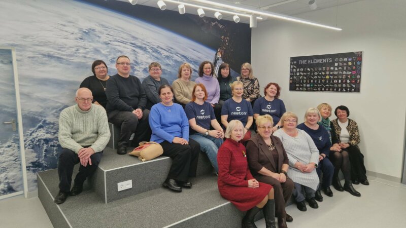 Įkvepianti patirtis Visagino savivaldybės Niutono kambaryje