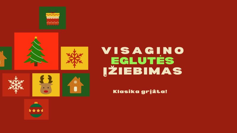Visagino eglutės įžiebimo šventė 2025