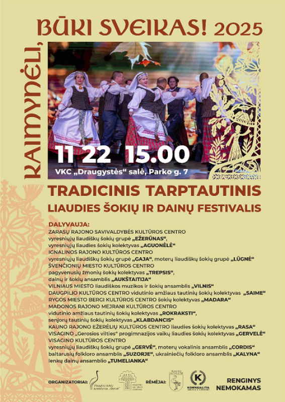 Lietuvių liaudies šokių festivalis „Kaimynėli, būki sveikas!“