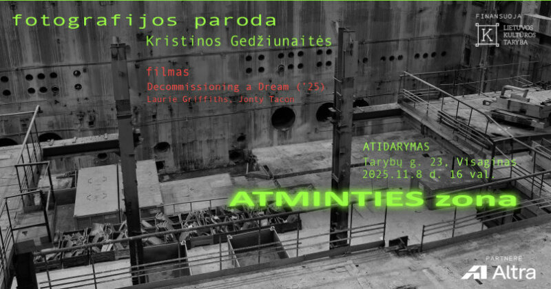 Kristinos Gedžiūnaitės personalinė fotografijos paroda „Atminties zona“