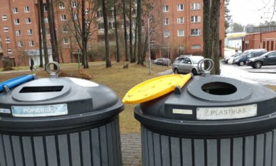 Visagine pradėtas bandomasis projektas: konteineriuose – mažesnės išmetimo angos