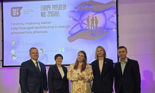 Meras dalyvavo Nacionalinio žmogaus teisių forumo diskusijoje apie tautinių mažumų vaikus