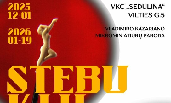 Vladimiro Kazariano mikrominiatiūrų paroda „Stebuklų pasaulis“ (32 eksponatai)