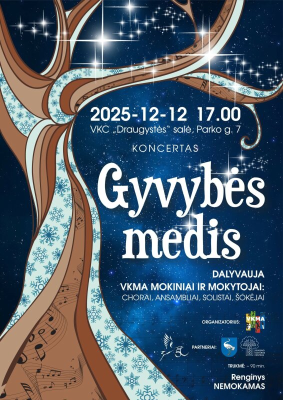 Kviečiame į VKMA koncertą „Gyvybės medis“
