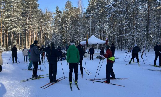 Sausio 17 d. Visagine įvyko slidinėjimo trasos atidarymo renginys