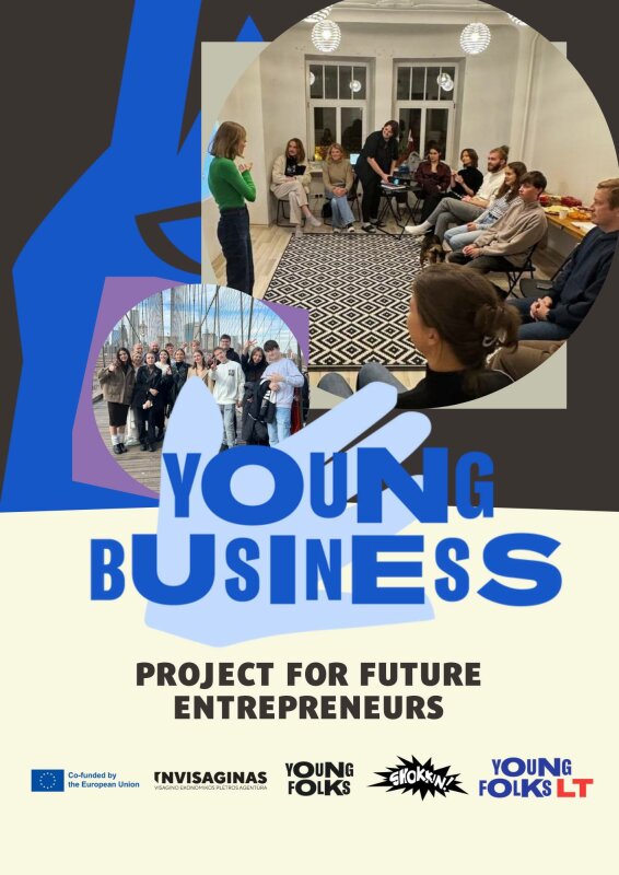 Kviečiame moksleivius dalyvauti Erasmus projekte „Young Business“!