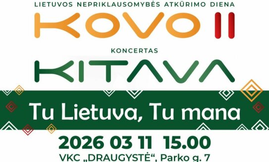 Lietuvos nepriklausomybės atkūrimo diena Visagine