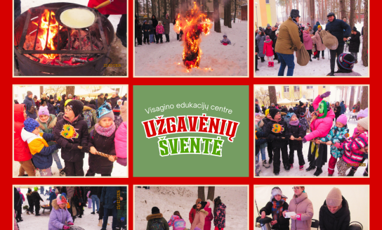 Edukacijų centro kiemelyje šurmuliavo Užgavėnės