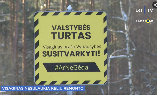 „Važiuot yra tragedija“: Visagino kelių būklė – kritinė, tačiau remonto dar teks palaukti